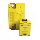 2.5L Custom Printing Recycling cardboard safety box for syringe Medical Sharps Box