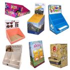 Foldable Corrugated Cardboard Product Displays , Cardboard Counter Display Boxes