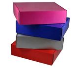 Recycled Materials Corrugated Shoe Boxes Personalized Design For Clothing Shoes